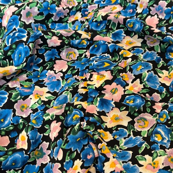 NWT* More to Come Maggie Twist Mini Dress in Blue Floral - Women's Large - Picture 5 of 9